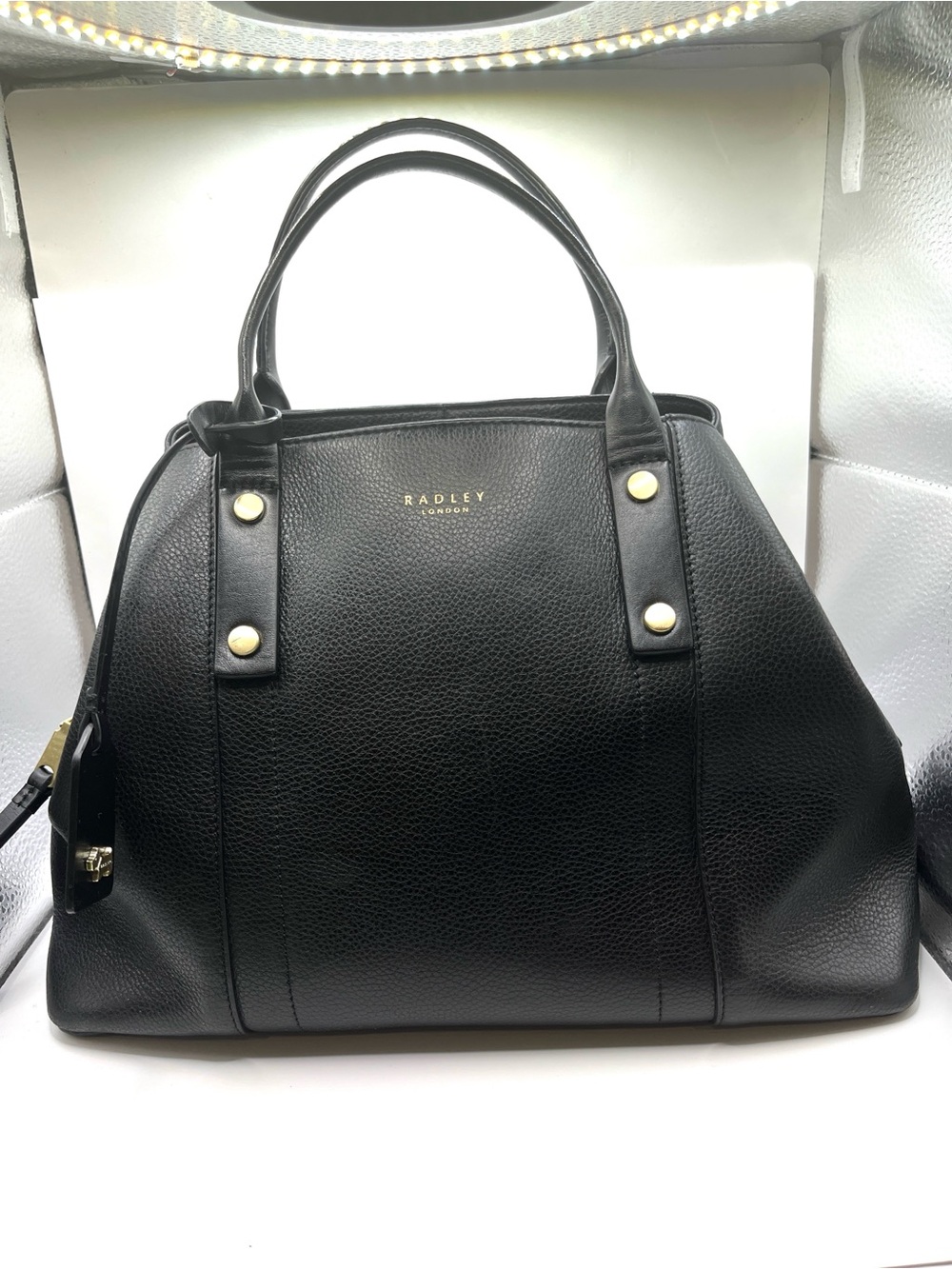 Radley London Provence Street Purse Multiway Black Pebble Leather